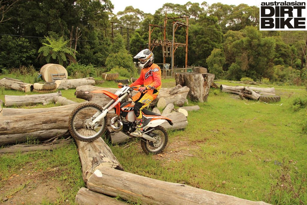 Enduro X Launching Log Doubles Pro Australasian Dirt Bike