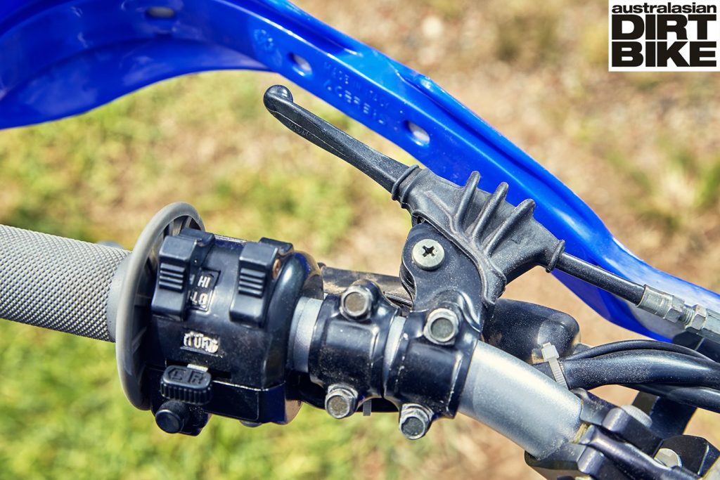 Yamaha WR400F decompression lever