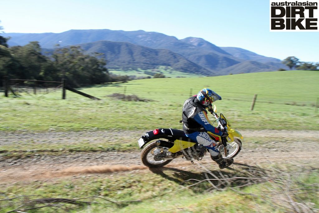 Suzuki DR-Z250 trail test