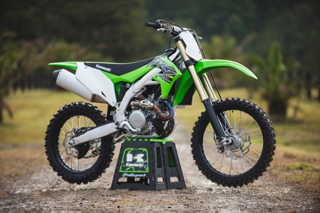 Kawasaki KX 450 по снегу