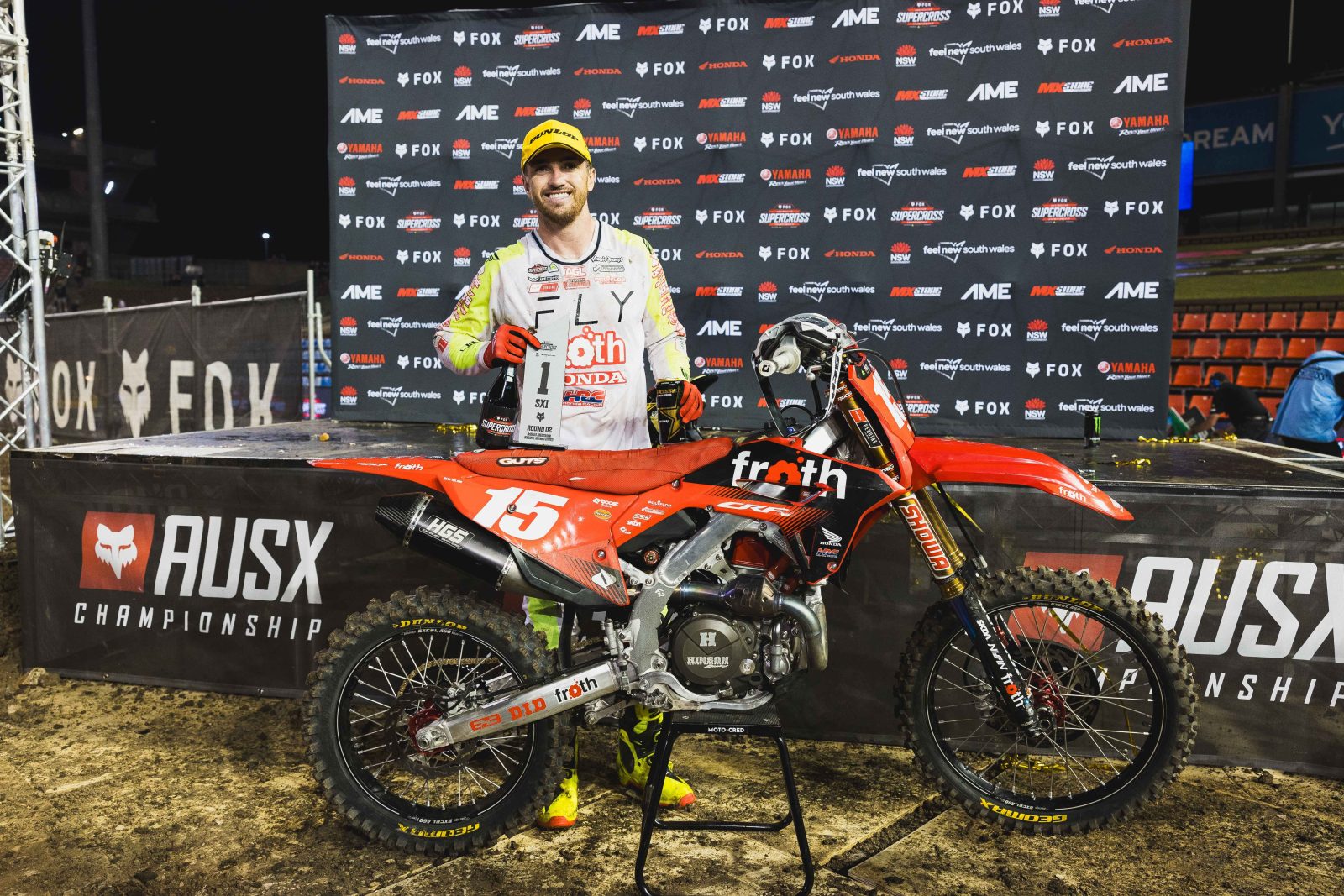 Honda Dominate Newcastle Supercross Australasian Dirt Bike Magazine