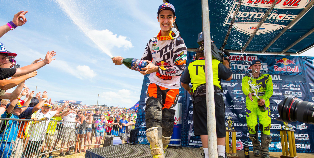 Marvin Musquin Scores First Career 450 Class Podium Australasian Dirt