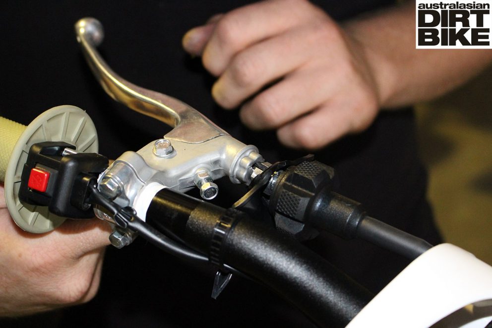 Installing levers How to (basic) Australasian Dirt Bike Magazine