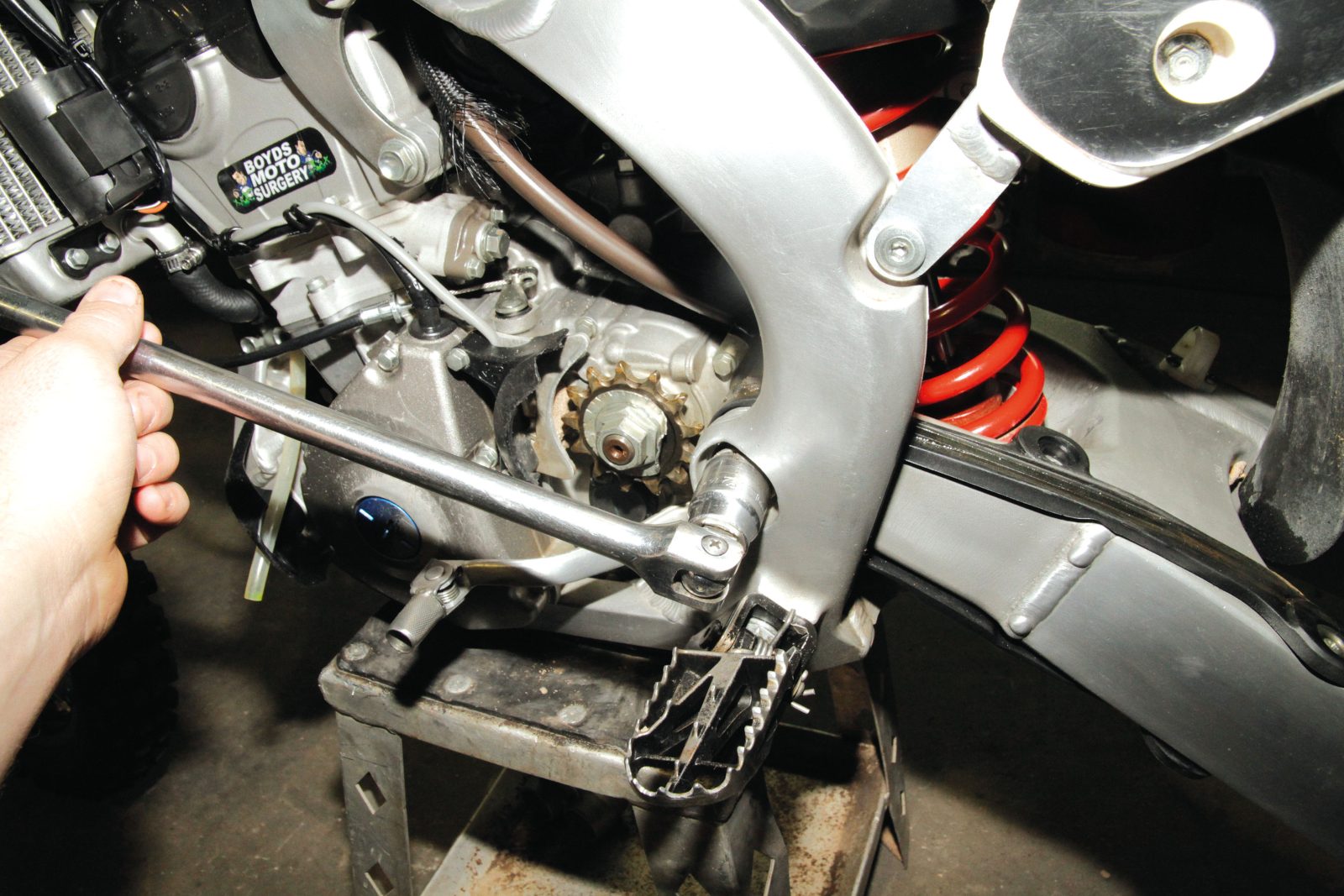 Greasing Linkage Bearings Australasian Dirt Bike Magazine