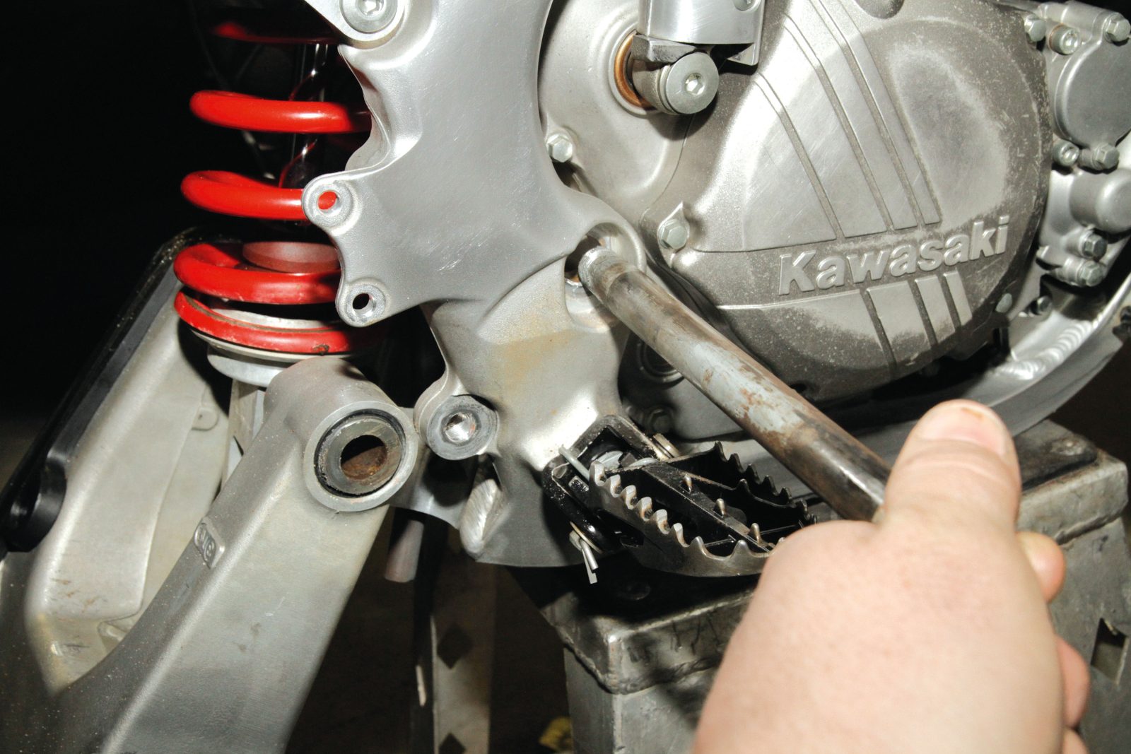 Greasing Linkage Bearings Australasian Dirt Bike Magazine