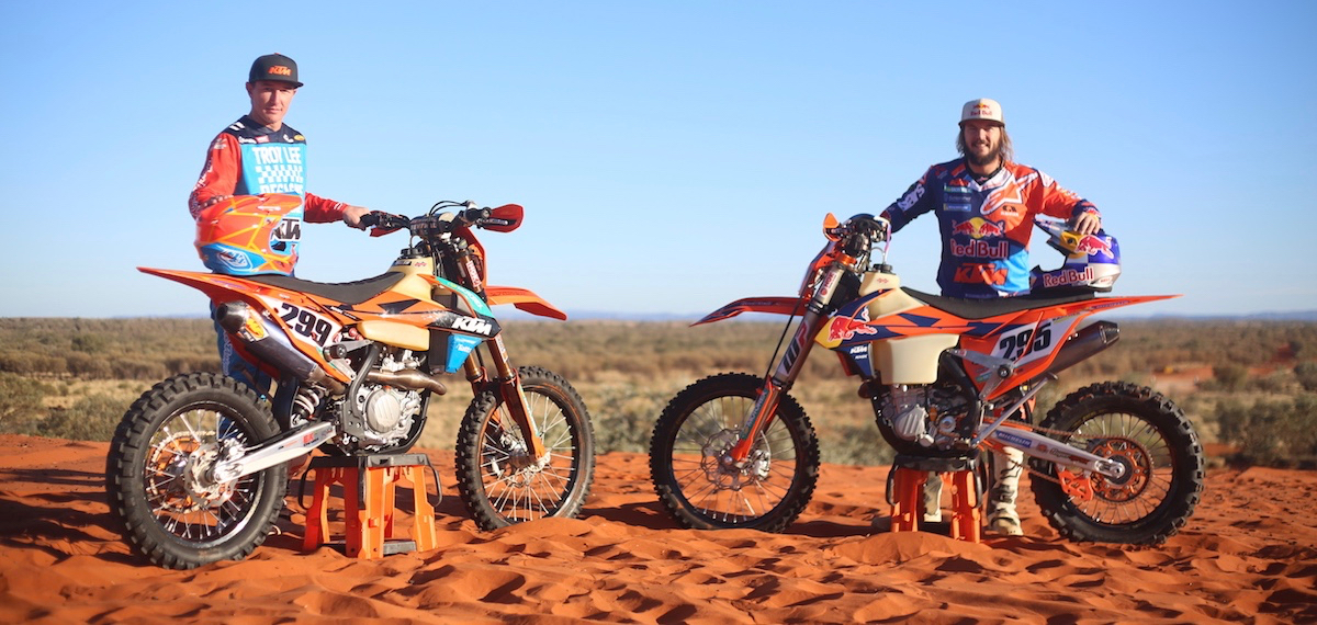 Price and Walsh ready for Finke Desert Race Australasian Dirt Bike Magazine