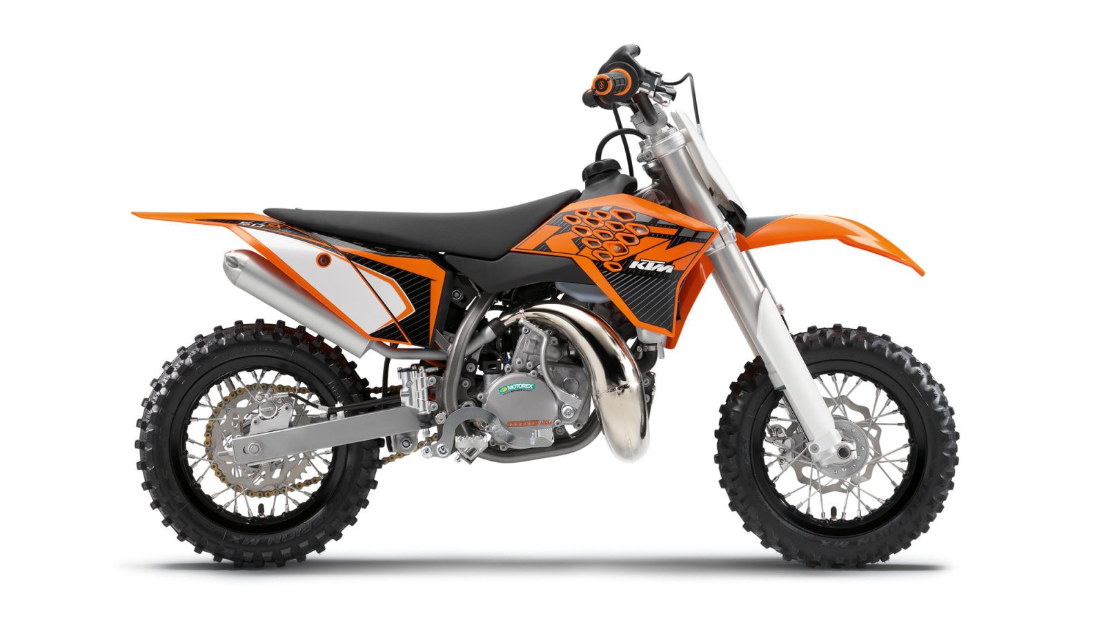 thumbnail image 2 of Yamaha PW50 Peewee Plastic Kit – Orange Fender + Black Tank & Seat (1985-2016) + Freebie 2 of 5