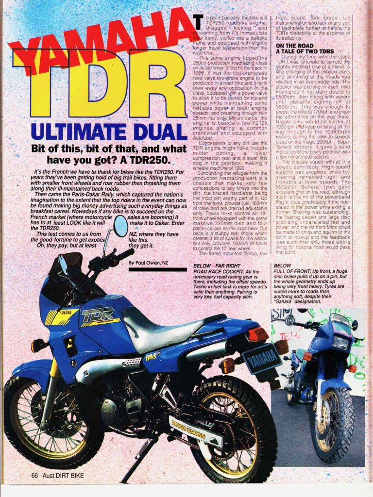 Yamaha TDR250