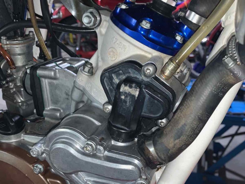 How To Seal a Leaky KTM Power Valve Cover ADB Magazine