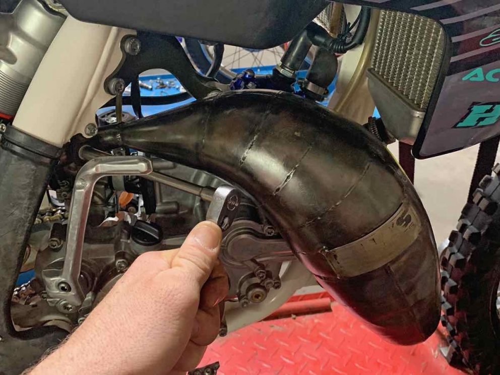 How To Seal a Leaky KTM Power Valve Cover ADB Magazine