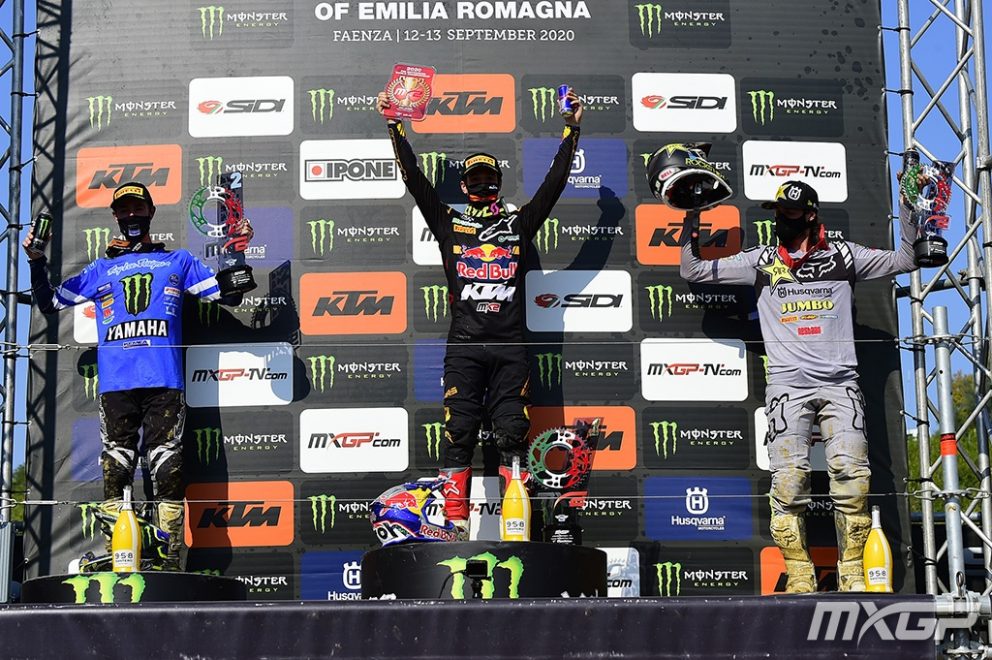 Cairoli and Vialle sweep the podium at the MXGP of Emilia Romagna