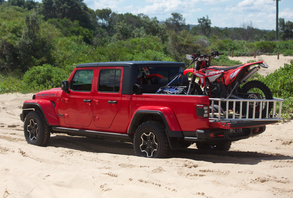 Dirtbike hauler tested Jeep Gladiator Rubicon ADB Mag