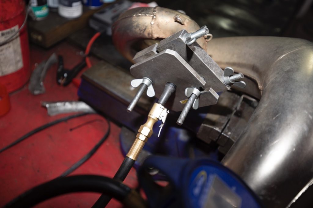 TECH HOW TO REMOVE EXHAUST DENTS Australasian Dirt Bike Magazine