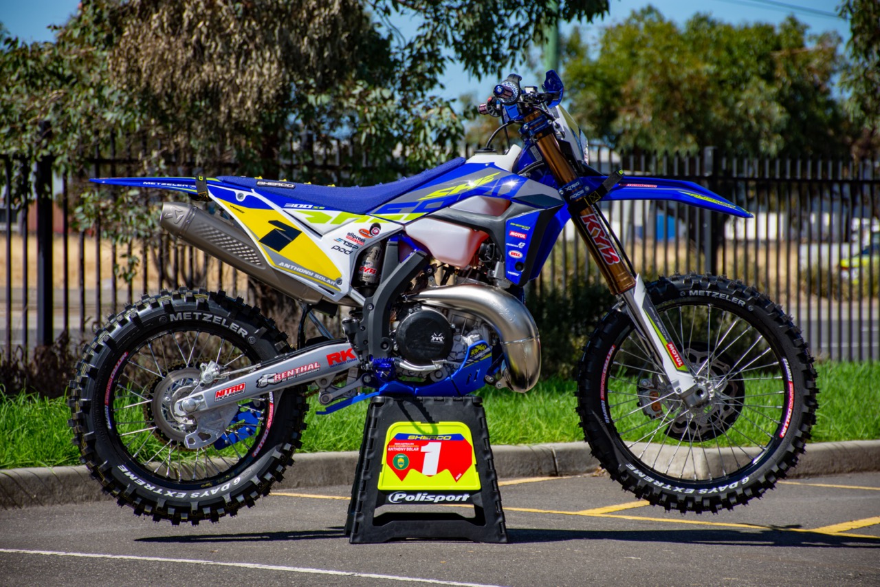 FACTORY RIDE ANTHONY SOLAR SHERCO 300 SE FACTORY Australasian Dirt